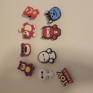 Lot of 9 Disney Crock charms
